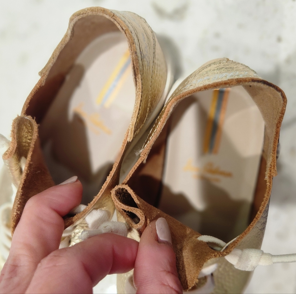 Sam Edelman Kids Poppy Gold Sneaker, kids size 11M, EUC - Picture 7 of 7